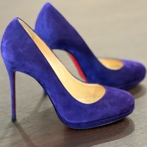 EUC Christian Louboutin Filo Violette in Sz 36
